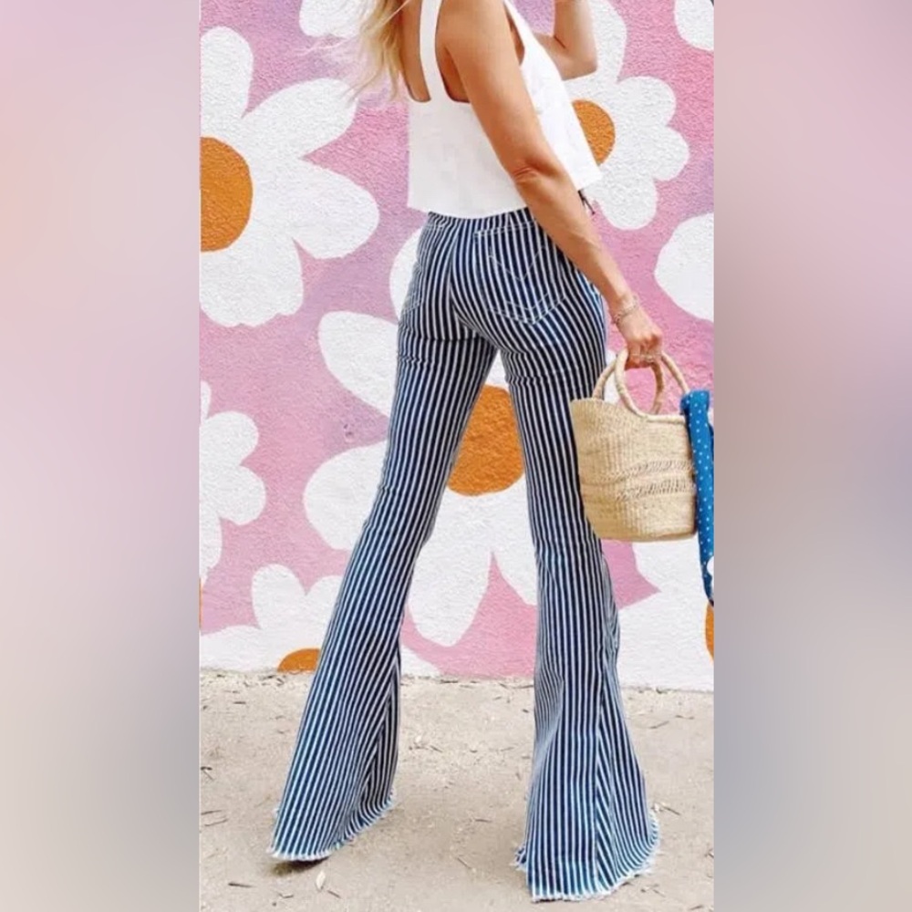 Show Me Your MuMu Berkeley Bells blue stripe, Small